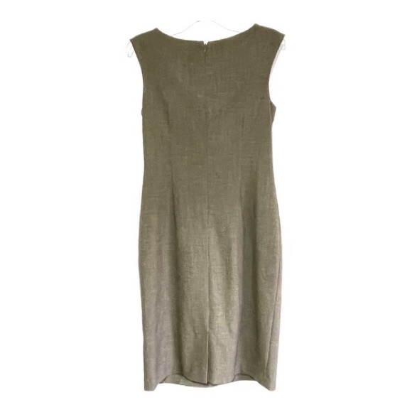 Calvin Klein Sleeveless Faux Wrap Dress - Picture 3 of 9